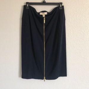 Navy blue MK pencil skirt
